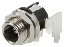 SAME SKY PJ-066A DC Power Connector, Jack, 5 A, 2 mm, Panel Mount, Solder