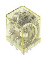 IDEC RH3B-ULDC12V Power Relay, 3PDT, 12 VDC, 10 A, RH Series, Socket, Non Latching