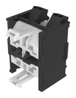 EAO 704.908.4-1 Contact Block, DPST-NC, Push In, 2 Pole, 6 A, 250 V, EAO 04 Series Selector Switches