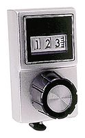 ETI SYSTEMS DB10SL-6MM Counting Dial, Digital, Black Finish, 20 Turn, 6mm Dia, DB10 Series