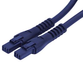 JST / JAPAN SOLDERLESS TERMINALS A03RJWPF03RJWPF22KJ457OM Cable Assembly, Wire to Board Receptacle to Wire to Board Receptacle, 3 Ways, 2 mm, 1 Row