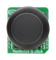 MIKROELEKTRONIKA MIKROE-6655 Add-On Board, Thumbstick 2 Click, THB001P, Two-Axis Joystick, PWM/SPI, 3.3V/5V in