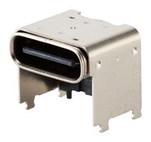 SAME SKY UJ20-C-H-G-SMT-T-1D-P16-TR USB Connector, USB Type C, USB 2.0, Receptacle, 16 Ways, Surface Mount, Right Angle