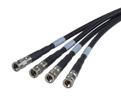 3M 1CX6-44-QS-009.0 RF / Coaxial Cable Assembly, Screw Type, 29.5 ft, 9 m, Standard Flex