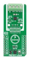 MIKROELEKTRONIKA MIKROE-6862 Add-On Board, PAC1811 Click, PAC1811, 1Ch DC Power Monitor, I2C, 3.3V/5V in