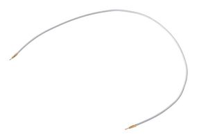 HARWIN G125-MW20300AAM9400 Cable Assembly, 28AWG, Crimp Pin to Crimp Pin, 11.8 ", 300 mm, Gecko G125 Series, White