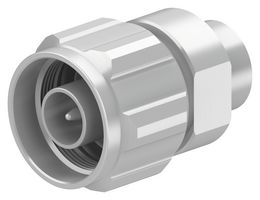 HUBER+SUHNER 11_N-50-0-150/033_-E RF / Coaxial Connector, N Coaxial, Straight Plug, Crimp, 50 ohm, Brass, Beryllium Copper