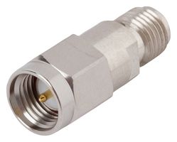 AMPHENOL SV MICROWAVE SF0929-6200-10 RF Fixed Attenuator, SMA Plug to SMA Jack, 10 dB, DC to 18GHz, 2 W, 50 ohm, Stainless Steel