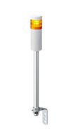 PATLITE LR5-102LINW-Y Signal Tower, 1 Tier, Yell/Off White Body, RJ-45 Connector, 24VDC, Pole/L-Bracket Mount, EtherNet/IP