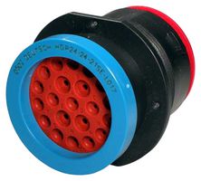 TE CONNECTIVITY HDP24-24-21SE-L017 Circular Connector, Size 24, Environmentally Sealed Connector, HDP20 Series, Panel Mount Receptacle