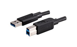 SAME SKY CBL-UA3-UB3-15BP USB Cable, Type A Plug to Type B Plug, 1.5 m, 59.1 ", USB 3.2 Gen 1, Black