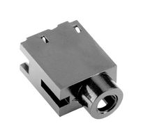 SAME SKY MJ-2509N Phone Audio Connector, 2.5mm, Mono, 2 Contacts, Jack, 2.5 mm, Through Hole Mount