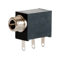 SAME SKY MJ-3502 Phone Audio Connector, 3.5mm, Mono, 2 Contacts, Jack, 3.5 mm, Through Hole Mount
