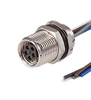 SAME SKY CDM809-08A-FW-F010-050-67 Sensor Cable, M8 Receptacle, Free End, 8 Positions, 500 mm, 19.7 ", CDM809 Series