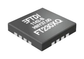 FTDI FT230XQ-T Interface Bridges, USB to Serial UART, 2.97 V, 5.5 V, QFN-EP, 16 Pins, -40 °C