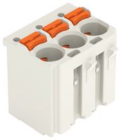 WAGO 2092-1125 Wire-To-Board Terminal Block, 5 mm, 5 Ways, 24 AWG, 12 AWG, 2.5 mm², Push In