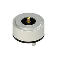 EDAC MPM-V00-0A2-2P13-E00 Magnetic Connector, POGO Circular, 2 Contacts, Plug, Vertical, 3 A, Black