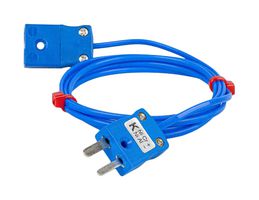 LABFACILITY EXT-K-C1-3.0-MP-MS-JIS Sensor Cable, 7/0.2mm Core, K Type Thermocouple Plug, K Type Thermocouple Receptacle, 2 Positions
