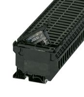 PHOENIX CONTACT 3004126 DIN Rail Mount Terminal Block, Black, 2 Ways, 24 AWG, 12 AWG, 4 mm², Screw, 6.3 A