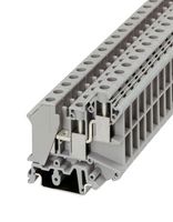 PHOENIX CONTACT 3005196 DIN Rail Mount Terminal Block, Grey, 3 Ways, 20 AWG, 6 AWG, 16 mm², Screw, 57 A