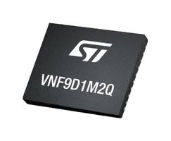 STMICROELECTRONICS VNF9D1M2QTR Power Load Distribution Switch, Active Low, 2 Outputs, 28 V, -40 °C to 150 °C, PQFN-18