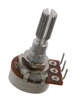 TT ELECTRONICS P160KNPD-2QC25B2K Rotary Potentiometer, 2 kohm, 1 Turns, Linear, 200 mW, ± 20%, P160 Series