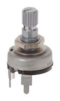 TT ELECTRONICS P170NP1-QC15BR50K Rotary Potentiometer, 50 kohm, 1 Turns, Linear, 100 mW, ± 20%, P170 Series