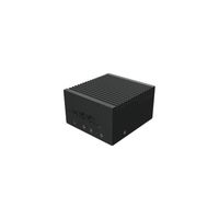 GATEWORKS GW3091-1 Enclosure, Venice Single Board Computer, Aluminium, Black, 4 Antenna SMA Holes, 46.7mmx50mmx105mm