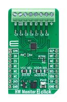 MIKROELEKTRONIKA MIKROE-6346 Add-On Board, HW Monitor 3 Click, MikroE MikroBUS Compatible Development Boards