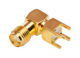 MIKROELEKTRONIKA MIKROE-4066 RF / Coaxial Connector, SMA Coaxial, Right Angle Jack, Through Hole Right Angle, 50 ohm
