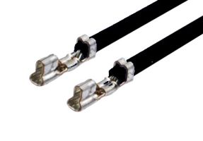 JST / JAPAN SOLDERLESS TERMINALS ASPHSPH24K305 Cable Assembly, 24AWG, Crimp Socket to Crimp Socket, 12 ", 305 mm, PH Series, Black