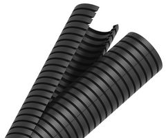 TE CONNECTIVITY 2500182-3 Conduit, 21mm Size, Nylon 6 (Polyamide 6), Black, 22.3 mm