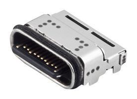 STEWART CONNECTOR SS-52400-014 USB Connector, USB Type C, USB 3.0, Receptacle, 24 Ways, Surface Mount, Right Angle