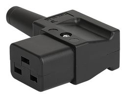 SCHURTER 4790.1100 IEC Power Connector, IEC C19 Socket, 20 A, 250 VAC, Screw, Cable Mount