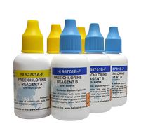 HANNA INSTRUMENTS HI-93701-F Free Chlorine Reagent, Liquid, Dropper Bottle, HI-93701 Series, 300 Tests