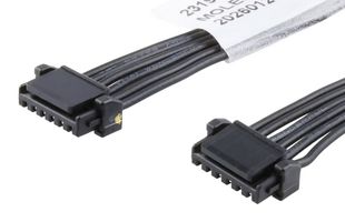 MOLEX 2319642062 Cable Assembly, Micro-Lock Plus 1.5 Receptacle to Micro-Lock Plus 1.5 Receptacle, 6 Ways, 1.5 mm