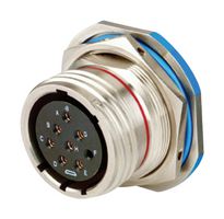 AMPHENOL AEROSPACE D38999/24WE35PN Circular Connector, MIL-DTL-38999 Series III, DS38999/24 Series, Jam Nut Receptacle, 55 Contacts