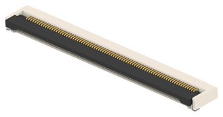 TE CONNECTIVITY 8-2554607-0 FFC / FPC Board Connector, 0.5 mm, 80 Contacts, Surface Mount, Bottom, 1 Row