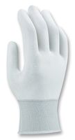 MARIGOLD INDUSTRIAL MONYSOFT SIZE 7 Glove, Lint-Free, S/Less, White, Nylon (Polyamide), Size 7, Knit Wrist