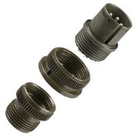 AMPHENOL INDUSTRIAL MS3106A-18-1P Circular Connector, MIL-DTL-5015 Series, MS3106 Series, Straight Plug, 10 Contacts, Solder Pin