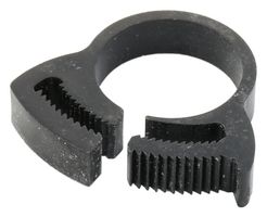 TR FASTENINGS SG - HC--- S10 Hose Clamp, Nylon, Black, 19.1mm Clip Diameter