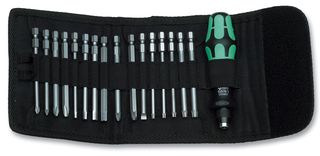 WERA KRAFTFORM KOMPAKT 60 Screwdriver Set, Interchangeable, 17-Piece
