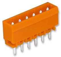 WAGO 231-336/001-000. Terminal Block, Straight, Plug, 5.08 mm, 6 Ways, 12 A, 630 V, Through Hole Vertical