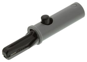 HIRSCHMANN TEST AND MEASUREMENT 930126100 Crocodile Clip, 6 mm, 6 A, Grey, Black