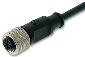 HIRSCHMANN EM123 PUR3X034L0200 50 LEAD, M12, 2M