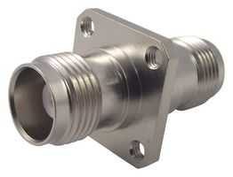 RADIALL R143710000 RF / Coaxial Adapter, Square Flange, TNC, Jack, TNC, Jack, Straight Adapter, 50 ohm
