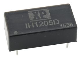 XP POWER IH2409D Isolated Through Hole DC/DC Converter, 1kV Isolation, ITE, DIP, 1:1, 2 W, 2 Output, 9 V