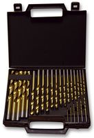 DURATOOL LDTS/002 DRILL SET, HSS, TIN, 1-13MM