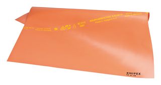 KNIPEX 98 67 05 Mat, Rubber, Insulating, High Voltage, Red, 500mm x 500mm