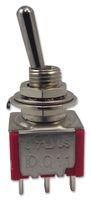 MULTICOMP PRO 1MD1T1B5M1QE Toggle Switch, On-None-On, DPDT, Non Illuminated, 1M Series, Panel Mount, 5 A